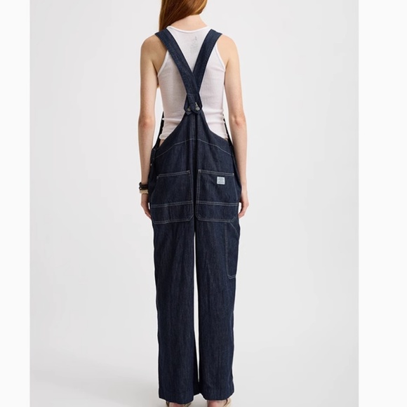 NWT Denimist Tie Strap Relaxed Overall - Drapey Rinse Indigo Causal All in One - Picture 5 of 12